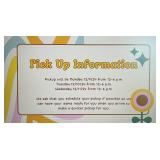 Pickup Times and Dates