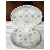 Vintage Royal China Blue Ice Companion Pieces