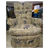 African Animal Print Rocker