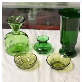 Vintage Vases, Bowls and Pitcher