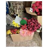 Collection of Artificial Flowers and More