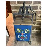 Antique Wooden Butter Churn w/Metal Crank