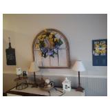 Contents of Top of Buffet and Wall Above