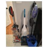 2 Shark Vacuums & 1 Easy Home Carpet Cleaner