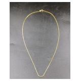 10K Gold 18" Box Chain