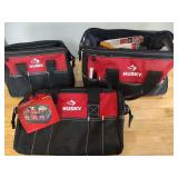 Husky Tool Bags and Contents