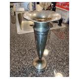 Croyden Weighted Sterling Fluted Vase