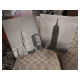 2 New York Skyline Prints