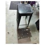 Metal Stool and Step