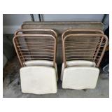 Vintage Samsonite Card Table & 4 Chairs