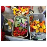 Collection of Artificial Flowers