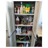 Plastic Storage Cabinet & Contents - Read Details