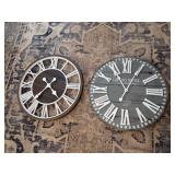 2 Large Clocks