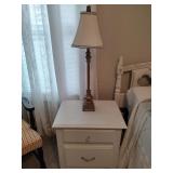 Night Stand and Lamp
