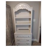 Small White Wooden Hutch