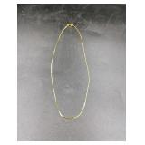 14K Gold 14" Necklace