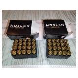 2 Boxes of Nosler 9mm Luger Ammuntion