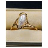 14K Gold Freshwater Pearl Ring
