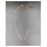 14K Gold 16" Box Chain