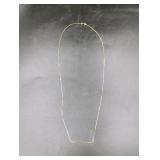 14K Gold 24" Serpentine Chain