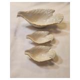 Lenox Dove Bowl (3) 1lg, 2 small