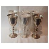 Silver Platted Goblets Set of 6
