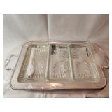 Silver Plated Relish Tray