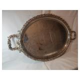 Silver Plated Oval Serving Platter