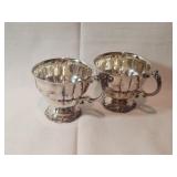 Silver Plated Tea Cup set of 2