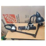 Lamps, Fans, Power strip