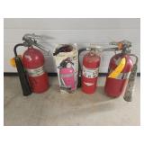 4 Fire Extinguishers