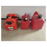 3 Gas Cans