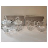 Gorham Floral Garden Cream & Sugar