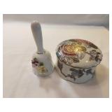 1-Vintage Schmid Bone China Bell, Toyo Porcelain