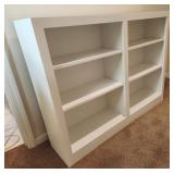 White 6 Shelf Bookcase