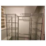 Metal Closet Shelving 62.5" x 14" x 73"