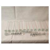 Cocktail Muddlers(3)w Cocktail Stirrers(12)