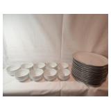 Vintage Seashell Plate Cup Set