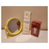 Mirror, Steamer, Back Scrubber