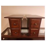 2 Drawer Organizer 7x16 w/additional Shelves