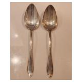 2 Silverplate Spoons