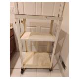Metal 3-Tier Cart on wheels
