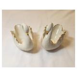 2 Lenox Swan Bowls