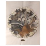 Genuine Incolay Stone Plate 11.5"