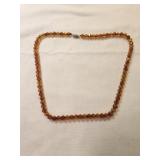 9" Baltic Amber Necklace w Screw Clasp