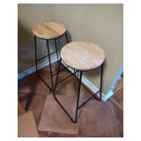2 Mainstays Bar Stools