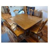 Thomasville Dining Table and 6 Chairs - Read Detai