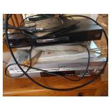 Panasonic DVD/VCR, Vizio Blueray, RCA Antenna