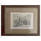 A Song of Welcome Engraving Print