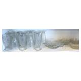 Jeannette Iris & Herringbone Glass Pieces